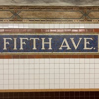 Photo taken at MTA Subway - 5th Ave/59th St (N/R/W) by Jim J. on 11/16/2022