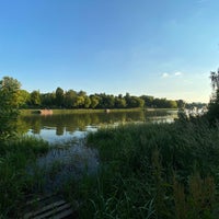 Photo taken at Люблинский пруд by Karen H. on 7/9/2021