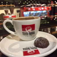 Photo taken at Testa Rossa Caffé by KRY   on 11/15/2016