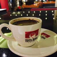 Photo taken at Testa Rossa Caffé by KRY   on 11/10/2016