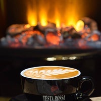 Photo taken at Testa Rossa Caffé by KRY   on 1/7/2017