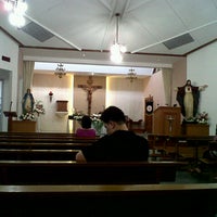 Photo taken at Gereja Maria Bunda Perantara by viita t. on 9/1/2013