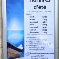 Photo taken at Église Notre-Dame de Boulogne by YM L. on 7/21/2013