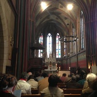 Photo taken at Église Notre-Dame de Boulogne by YM L. on 5/4/2013