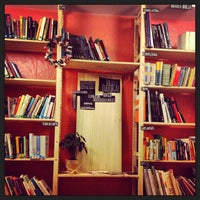 Photo taken at Babèlia Books &amp;amp; Coffee by Alejandra T. on 1/8/2013