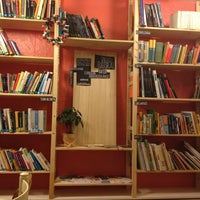 Photo taken at Babèlia Books &amp;amp; Coffee by Alejandra T. on 1/2/2013