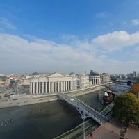 Photo taken at Македонски Телеком (управна зграда) by Burak O. on 11/10/2022