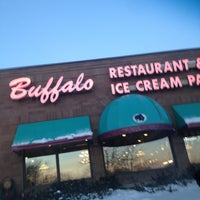 Photo taken at Buffalo Restaurant &amp;amp; Ice Cream Parlor by Rob P. on 2/6/2013