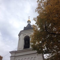 Photo taken at Храм Благовещения Пресвятой Богородицы в с. Федосьине by Ирина Р. on 10/2/2016