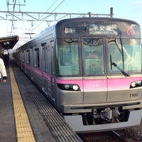 Photo taken at Ajioka Station by がわ on 12/18/2013