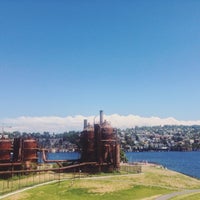 Photo taken at Gas Works Park by Caitlin R. on 7/23/2016