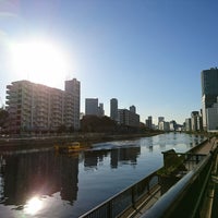 Photo taken at 高浜運河 by Yoshichika W. on 1/10/2018