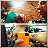 7/21/2014 tarihinde Don g.ziyaretçi tarafından La Navaja Tattoo'de çekilen fotoğraf