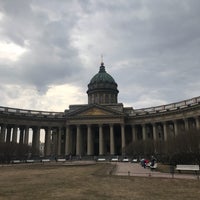 Photo taken at Фонтан у Казанского  собора by Nikkie S. on 4/16/2018
