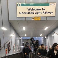 Photo taken at Cutty Sark DLR Station by Rose C. on 2/11/2019