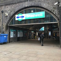 Photo taken at Shadwell DLR Station by Rose C. on 1/25/2020