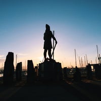 Photo taken at Leif Erikson Statue by Mary S. on 6/8/2016