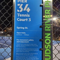 Photo taken at Hudson River Park Tennis Courts by David on 2/20/2024