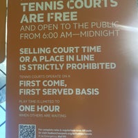 Photo taken at Hudson River Park Tennis Courts by David on 3/4/2024