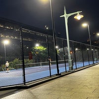 Photo taken at Hudson River Park Tennis Courts by David on 7/20/2023