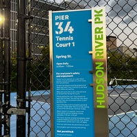 Photo taken at Hudson River Park Tennis Courts by David on 8/26/2023