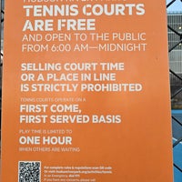 Photo taken at Hudson River Park Tennis Courts by David on 3/29/2024