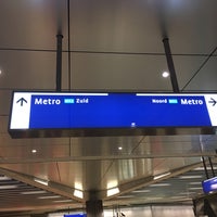 Photo taken at Metrostation Amsterdam Centraal by Arjan v. on 4/26/2018