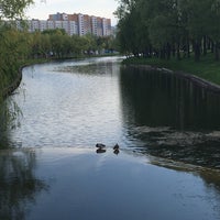 Photo taken at Водопад подле Запорожской by Yulia K. on 5/1/2018