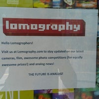 Photo taken at Lomography Gallery Store by Ali T. on 6/15/2013