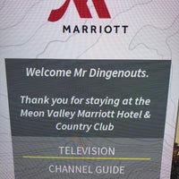 4/26/2018 tarihinde Thijs D.ziyaretçi tarafından Meon Valley Marriott Hotel &amp;amp; Country Club'de çekilen fotoğraf