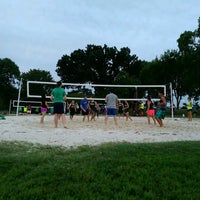 Photo taken at Lincoln Memorial Sand Volleyball Courts by Aaron D. on 9/21/2016