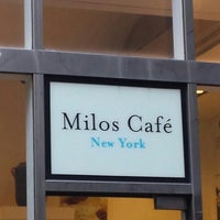 Photo taken at Milos Cafe by M23 on 2/29/2016