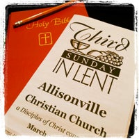 Photo taken at Allisonville Christian Church by James a. on 3/30/2014