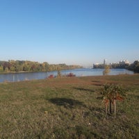 Photo taken at Русанівський канал by Elena F. on 10/8/2021