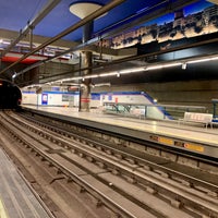 Photo taken at Metro Nuevos Ministerios by Pianopia P. on 7/23/2022