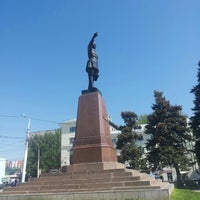 Photo taken at Памятник Ф. Дзержинскому by Катерина Л. on 5/7/2016