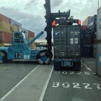 Photo taken at Pier 400: Maersk/APM Terminals by Cabel P. on 2/19/2013