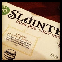 Photo taken at Slainte Irish Pub + Kitchen by Keith R. on 4/28/2013