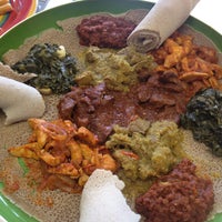 Photo taken at Hawwi Ethiopian Restaurant by Jennifer D. on 5/14/2013
