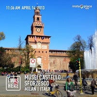 Photo taken at Sforza Castle by Enrico M. on 4/14/2013