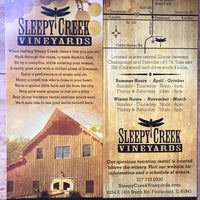 Снимок сделан в Sleepy Creek Vineyards &amp;amp; Winery пользователем Gene B. 10/1/2018
