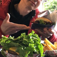 Photo taken at Red Mill Burgers by C.Y. L. on 1/17/2020