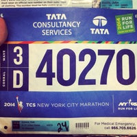 Photo taken at 2014 TCS New York City Marathon Health and Fitness Expo by Matt S. on 11/1/2014