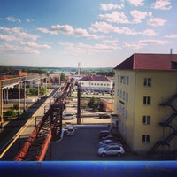 Photo taken at о.п. Электродепо by Violett L. on 6/7/2014