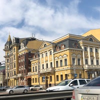 Photo taken at Naberezhno-Hreschatytska Street by Hatem G. on 3/23/2018