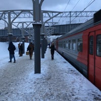 Photo taken at Ж/Д платформа Чухлинка by Maxim on 11/28/2018