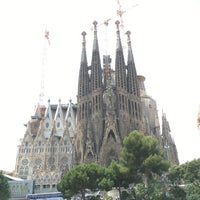 Photo taken at The Basilica of the Sagrada Familia by Sunhwa H. on 6/15/2016