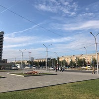 Photo taken at Площадь Карла Маркса by Evgenii G. on 9/6/2017
