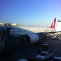 Photo taken at Turkish Airlines Flight TK 10 by Cuneyt D. on 2/10/2013