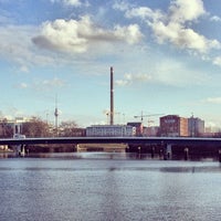 Photo taken at Nordhafenbrücke by DC on 2/6/2014